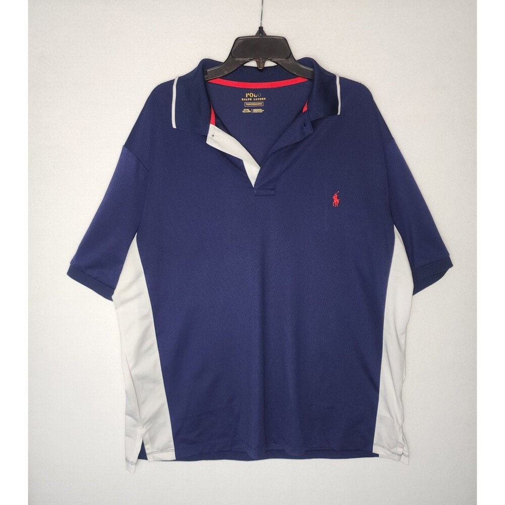 Polo Ralph Lauren Performance Short Sleeve Polo Shirt Golf Mens XL Tall